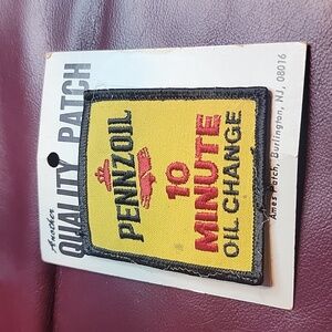 PENNZOIL 10 MINUTE OIL CHANGE PATCH.